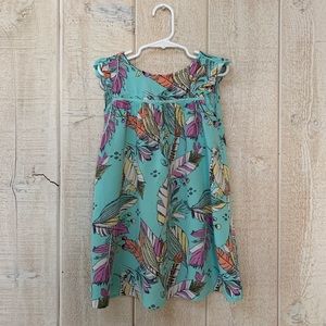 Sz 5t little girls Crazy 8 floral dress